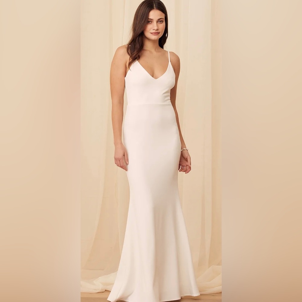 Lulus Infinite Glory White Maxi